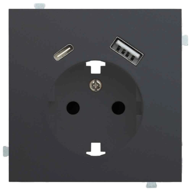 Лицевая панель розеточная Rikett 35637 MB