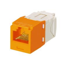 Модуль универсальный Panduit, mini-com, 1хRJ45(8P8C), CGJT, кат. 6, 500 Мгц, неэкр., 1 шт, цвет: оранжевый