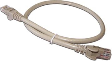 Шнур комм. Lanmaster, кат. 5е, неэкр., U/UTP, RJ45/RJ45, PVC, 5м, серый