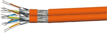 (Архив)Кабель витая пара Nexans LANmark-7A, LSZH, S/FTP, кат. 7a, проводник Ø 0,57мм, 500м, катушка, тип прокладки: внутри зданий, цвет: оранжевый, не