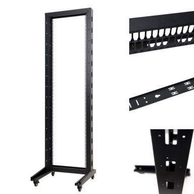 Стойка открытая 19" TWT TWT-RACK1-42U-BK