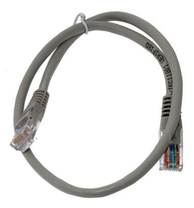 Шнур коммутационный Lanmaster LAN6-45-45-0.5-GY