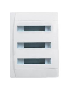 Щит электрический настенный Legrand Practibox, IP40, 3ряд.  12мод., без клеммного блока, дверь: панель с вырезами, корпус: пластик, цвет: белый