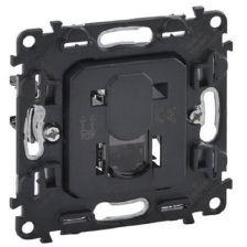 Розетка информационная Legrand Valena Life/Allure, 1x RJ45, кат. 6A, неэкр., внешняя, 51х58 мм (ВхШ), цвет: чёрный, (LEG.753044)