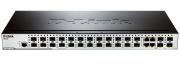 (Архив)Коммутатор D-Link, DES-3200, управляемый, уровень: 2, портов: 28, DES-3200-28F