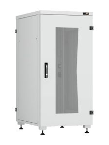 Шкаф телекоммуникационный напольный TLK Lite II, IP20, 24U, 1242х600х800 мм (ВхШхГ), дверь: стекло, боковая панель: сплошная съемная, разборный, цвет: