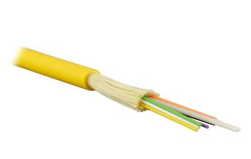 (Архив)Кабель ВО Cabeus Tight Buffer, 16хОВ, , FR-PVC, Ø 7,1мм, цвет: жёлтый