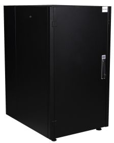 Шкаф телекоммуникационный напольный Datarex, IP20, 20U, 1033х600х800 мм (ВхШхГ), дверь: металл, боковая панель: сплошная съемная, разборный, цвет: чёр