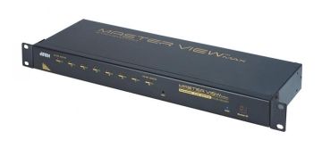 Переключатель KVM Aten, портов: 16 х SPDB-15, 45х517х483 мм (ВхШхГ), PS/2, цвет: чёрный