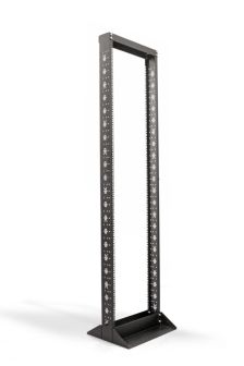 Стойка открытая 19" Hyperline ORL1, серверная, 37U, 1850х516х106 мм (ВхШхГ), однорамная, цвет: чёрный