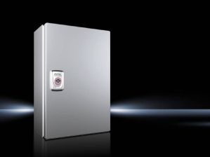 Шкаф электротехнический настенный Rittal KX, IP66, 300х200х155 мм (ВхШхГ), монтажая панель: 285х175 мм, дверь: металл, сталь листовая, цвет: серый