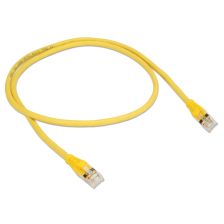 Шнур комм. Legrand LCS3, кат. 6A, экр., S/FTP, RJ45/RJ45, PVC, AWG26, 0.5м, жёлтый