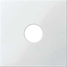 Рамка Merten System M, 1 пост, плоская, универсальная, цвет: активный белый (MTN522425)
