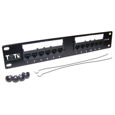 Коммутационная патч-панель TWT TWT-PP12UTP-10