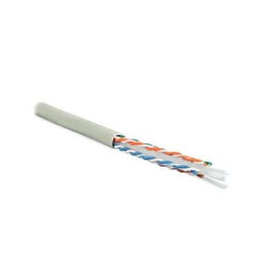 Кабель витая пара Hyperline UUTP4-C6-S23-IN-LSZH-GY-305