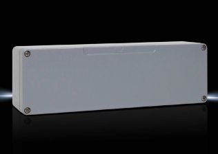 Шкаф электротехнический настенный Rittal, IP66, 80х250х57 мм (ВхШхГ), дверь: металл, алюминий, цвет: серый
