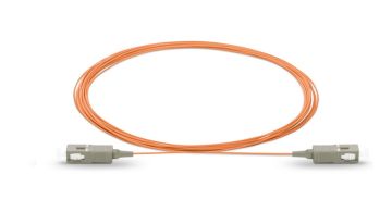 Пигтейл Eurolan, SC, OM2 50/125, 3м, серый хвостовик, цвет: оранжевый