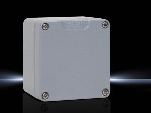 Шкаф электротехнический настенный Rittal, IP66, 80х75х57 мм (ВхШхГ), дверь: металл, алюминий, цвет: серый