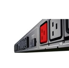 Блок силовых розеток Hyperline M-PDU, IEC 60320 С13, IEC 60320 С19 х 42, вход IEC 309 32A 2P+E, шнур 3 м, 1829х56х61 мм (ВхШхГ), 32А, чёрный, серия B 