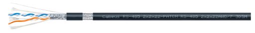 Кабель интерфейсный промышленный Cabeus RS-485 2x2x22AWG/7