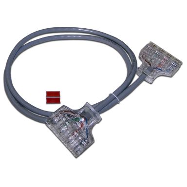 Шнур коммутационный телефонный Lanmaster LAN-P4-P4-3.0