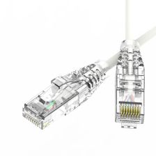 Шнур комм. DKC, кат. 6, неэкр., U/UTP, RJ45/RJ45, LSZH, AWG28 2м, белый