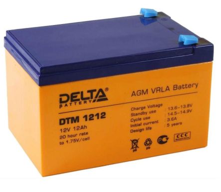 Аккумулятор для ИБП Delta Battery DTM 1212