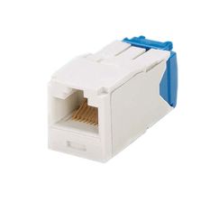 Модуль универсальный Panduit, mini-com, 1хRJ45(8P8C), CGJT, кат. 6A, 500 Мгц, неэкр., 1 шт, цвет: белый