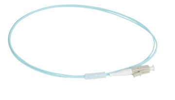 Пигтейл Legrand LCS3, LC/PC, OM3 50/125, 1х1м, белый хвостовик, цвет: синий