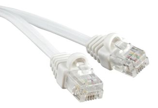 (Архив)Шнур комм. телефонный Hyperline, RJ12/RJ12, кат. 3, PVC, 10м, белый