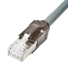 (Архив)Шнур комм. Nexans LANmark-6A, кат. 6A, экр., RJ45/RJ45, LSZH, 20м, серый