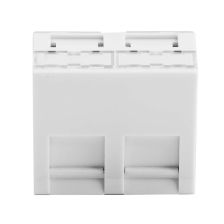 Вставка DKC , Keystone Jack х 2, угловая, 45x45, шторки, цвет: белый (DKC.RNW452AWH)