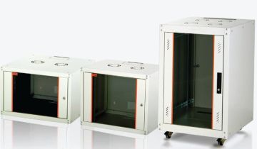 (Архив)Шкаф телекоммуникационный настенный Estap ECO-LINE, 19", 9U, 491х600х600 мм (ВхШхГ), дверь: стекло, разборный, цвет: серый