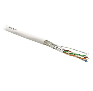 Кабель витая пара Hyperline SFUTP4-C6-P26-IN-LSZH-GY-500