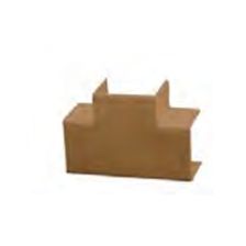 Т-образный отвод Рувинил, накладной, для кабель-канала, 10х15 мм (ВхШ), цвет: коричневый