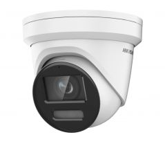 Сетевая IP видеокамера HIKVISION ColorVu, купольная, улица, 8Мп, 1/1,8’, 3840x2160, цв:0,005лк, об-в:2,8мм, DS-2CD2387G2-LU(2.8mm)(C)