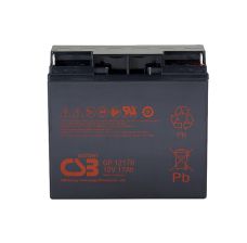 Аккумулятор для ИБП CSB Battery GP, 167х76,2х181 мм (ВхШхГ),  необслуживаемый свинцово-кислотный,  12V/17 Ач, (GP 12170)