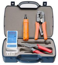 (Архив)Набор инструментов Cabeus, RJ-45 (8P8С); RJ-12 (6P6С), (HT-K3043)
