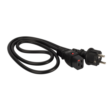 Шнур для блока питания Lanmaster LAN-PP19L/SH-2.0-BK