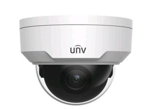 Сетевая IP видеокамера Uniview, купольная, универсальная, 4Мп, 1/3’, 2688×1520, 25к/с, ИК, цв:0,003лк, об-в:2,8мм, IPC324LE-DSF28K-G-RU