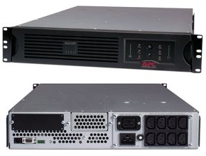(Архив)ИБП APC line interactive RM, 3000ВА, линейно-интерактивные, в стойку,, 483х660х89 (ШхГхВ), 230V, 2U,  однофазный, Ethernet, (SUA3000RMI2U)