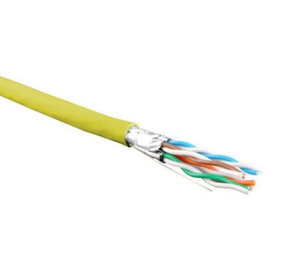 Кабель витая пара Hyperline UFTP4-C6-S23-IN-LSZH-YL-500