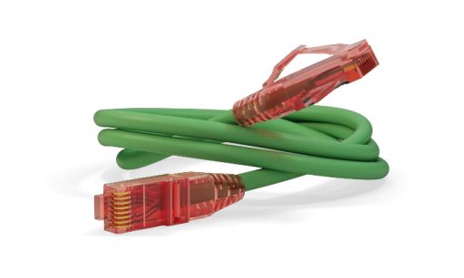 Шнур коммутационный Hyperline PC-LPM-UTP-RJ45-RJ45-C6-0.3M-LSZH-GN