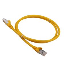 Шнур комм. Lanmaster, кат. 6A, экр., FTP, RJ45/RJ45, LSZH, AWG26, 7м, жёлтый