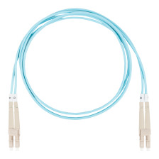 Комм. шнур оптический Datarex, Duplex LC/LC, OM3 50/125, LSZH (нг(A)-HF), 1м, Ø 3мм, бежевый хвостовик, цвет: аква