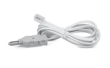 Шнур тестовый Cabeus, RJ12(6p2C)/KRONE,, , 1.5м, белый