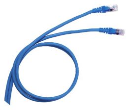Шнур комм. Legrand LCS2, кат. 6, экр., F/UTP, RJ45/RJ45, PVC, AWG26, 1м, синий
