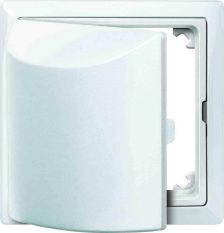 Рамка Merten System M, 1 пост, плоская, универсальная, цвет: активный белый (MTN518625)