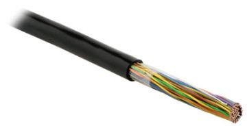 (Архив)Кабель многопарный Hyperline, U/UTP, 25 пар., кат. 3, Ø 13мм, PE, снаружи зданий, цвет: чёрный
