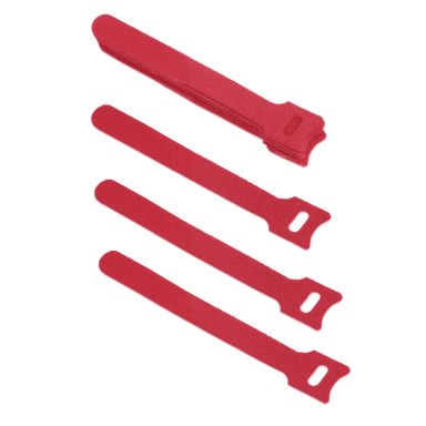 Стяжка кабельная на липучке Cabeus CLAMP-135-RD